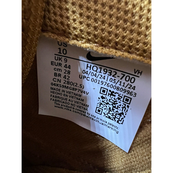 Nike Dunk Low Retro SE Wheat Gum HQ1932-700 Men's Sizes 10 NEW - Picture 3 of 12